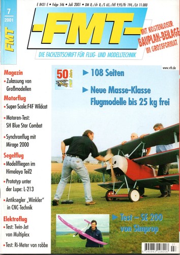 Altes fmt flug modell - fmt, modell-technik