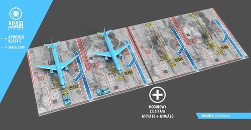 Diorama flughafen apron - 2x,