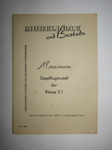 Bauplan maximum - maximum,